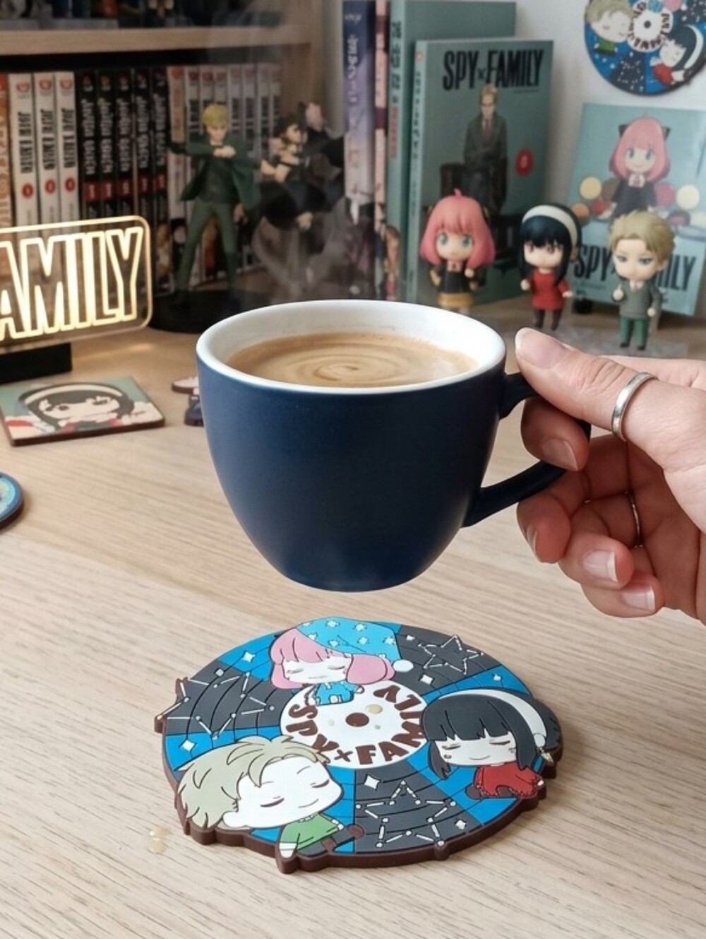 Spy X Family Silicone Coaster